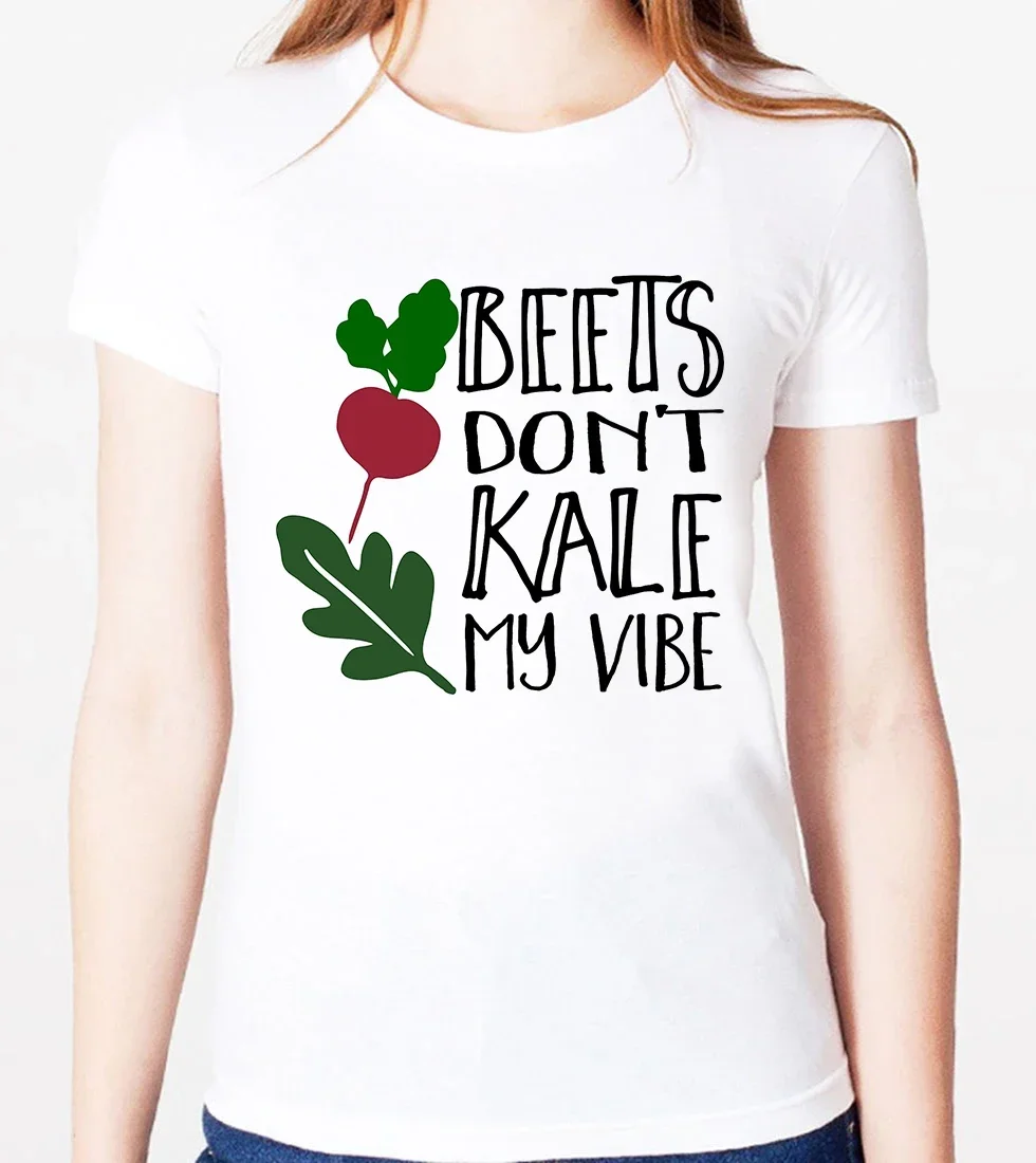 

2024, женская футболка с принтом «BEETS Not KILL MY VIBE», повседневные свободные смешные футболки из модала для леди, топ, футболка из хлопка, винтажные футболки y2k
