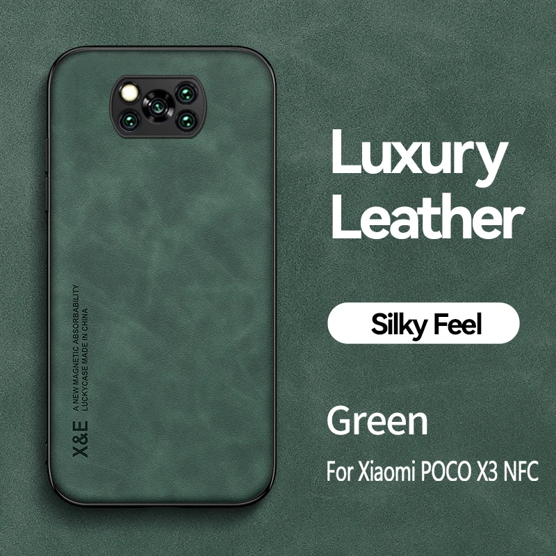 Luxury Magnetic Holder Leather Phone Case - Premium Back Cover with Enhanced Protection