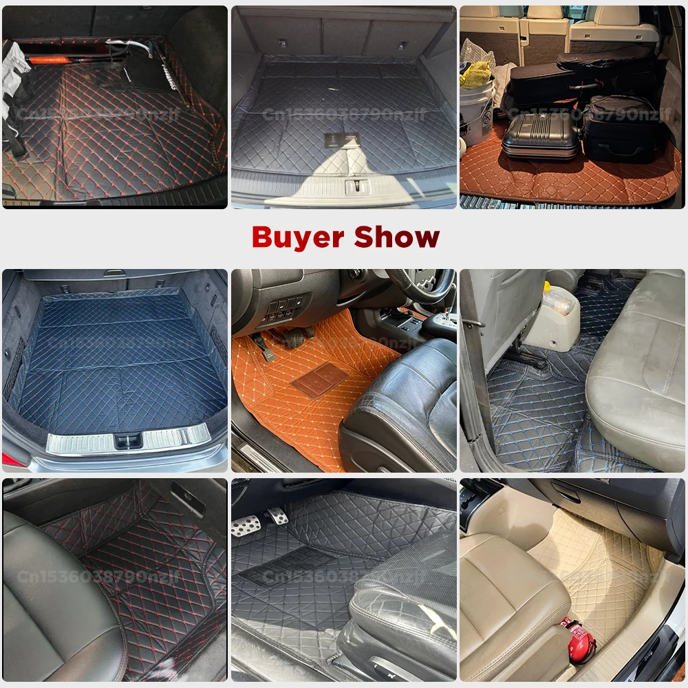 Car floor mats for Mitsubishi outlander (5-seat) 2008 2009 2010 2011 2012 Car Trunk Mat foot Pads Interior Accessories