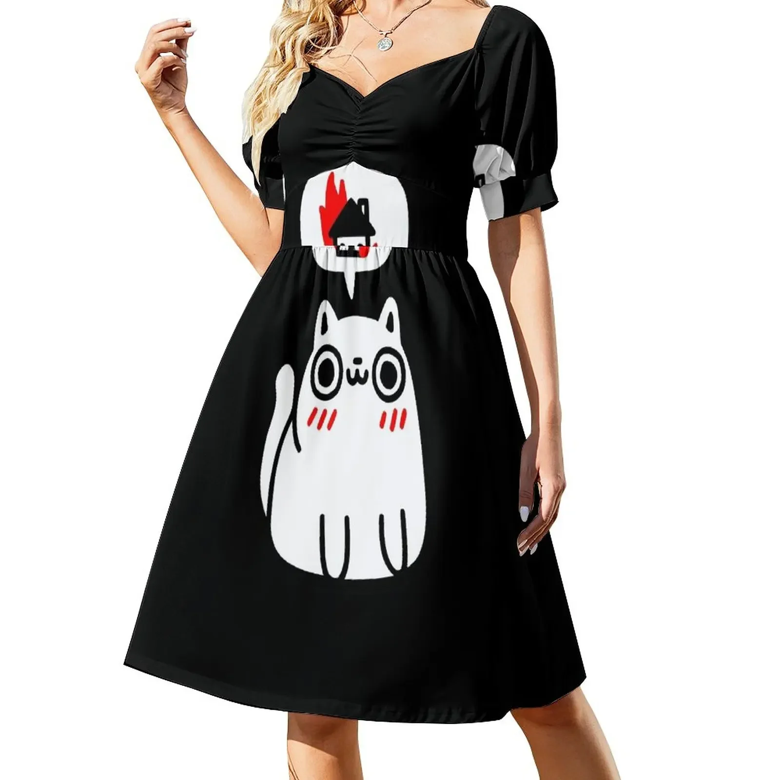 

Платье мечтание разрушения без рукавов свободное женское платье женские платья