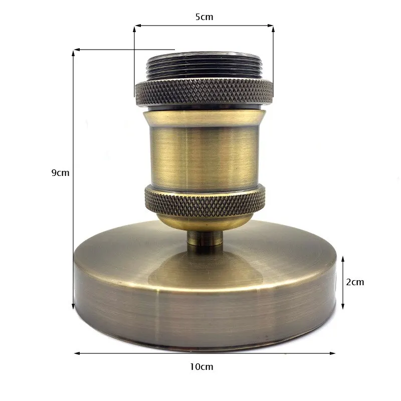 Lamp Holder Vintage E27 E26 Retro Ceiling Screw Light LED Lamp Base Home Decoration