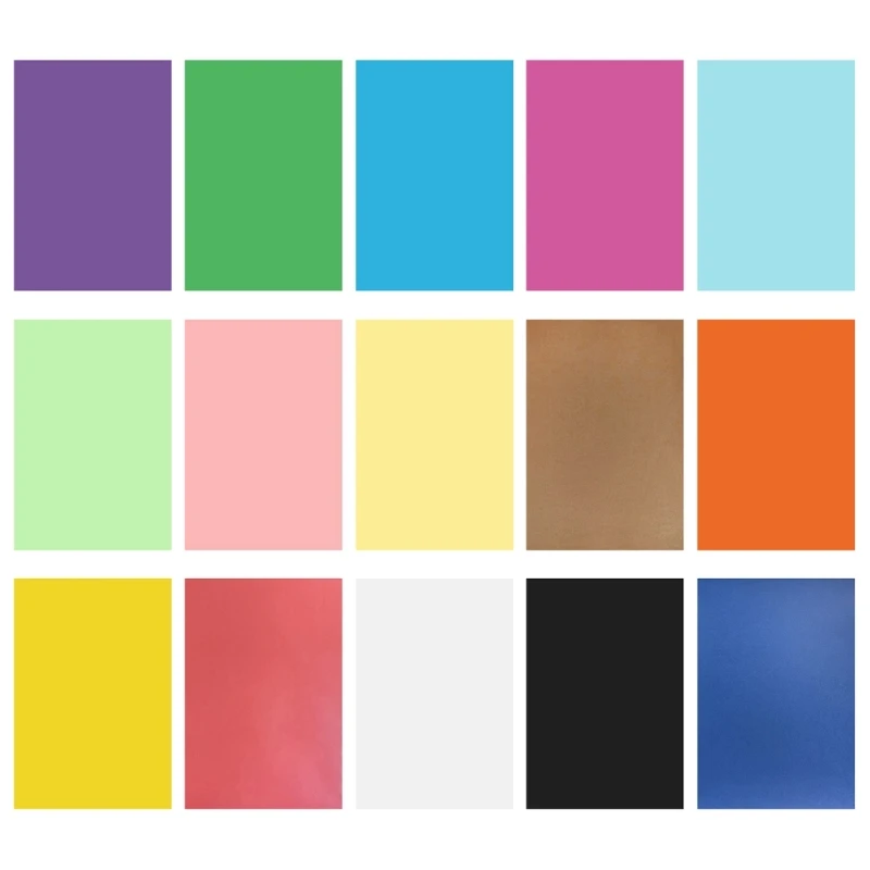 

50 Sheets Greeting Card Cover Paper Coloured Card 8K Sheets Pack Assorted Colors