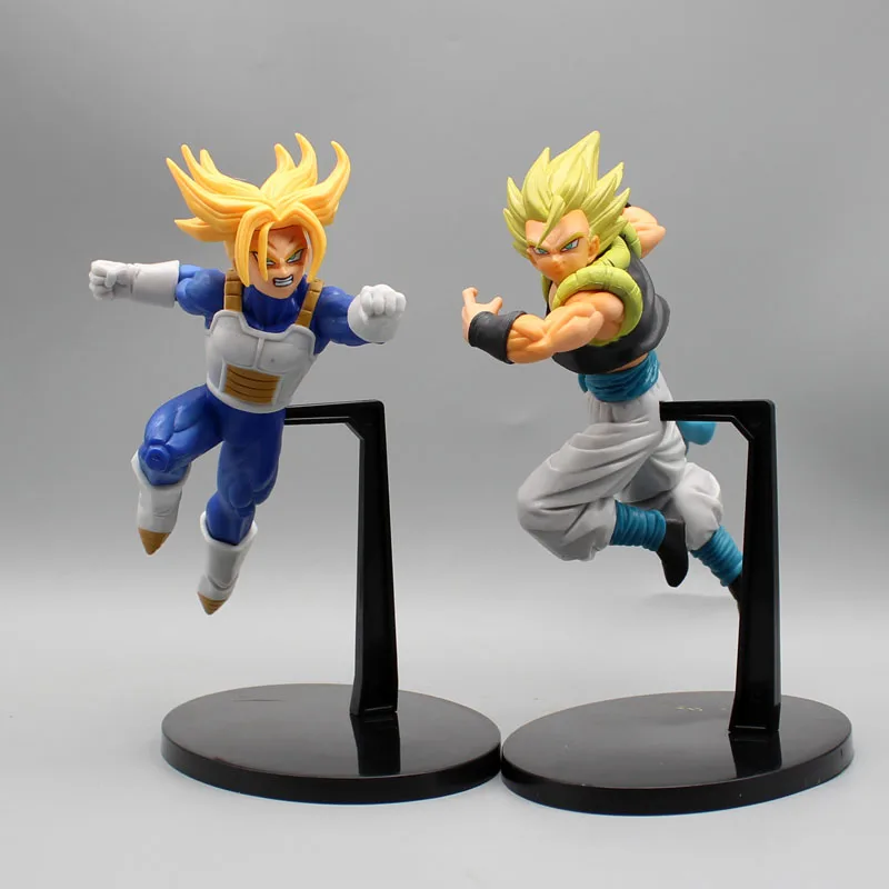 19Cm Anime Dragon Ball Figure Spacesuit Trunks Gogeta Action Figures Pvc Super Saiyan Collection Model Doll Toys For Gifts