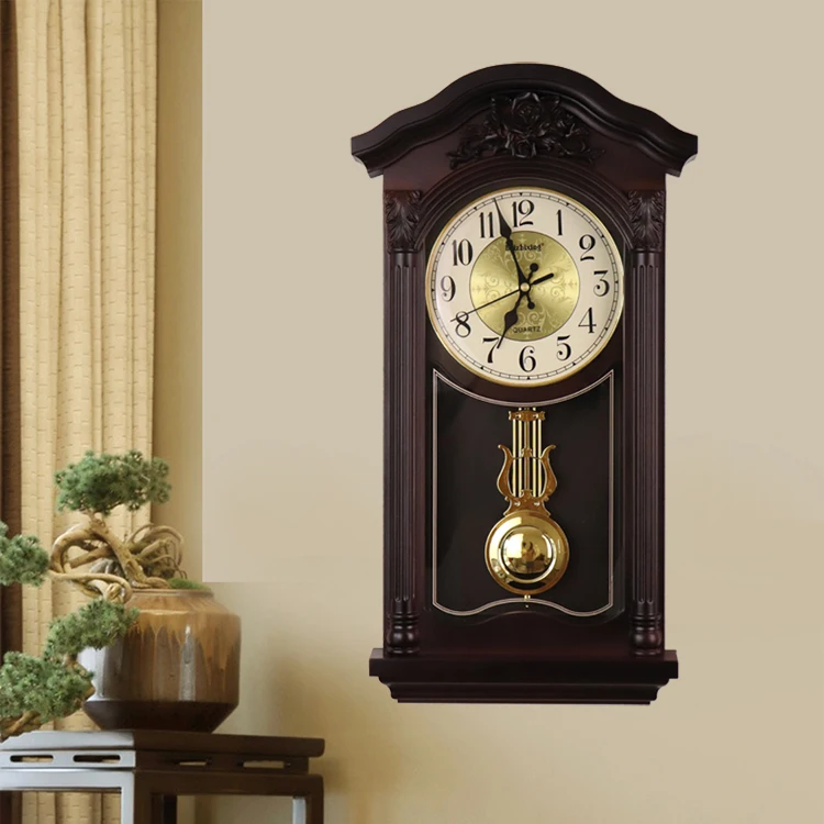 Rectangle Retro Pendulum Wall Clock Style 1  