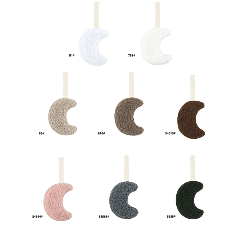 

Pacifier Chain Plush Pendant Nipple Lanyard Anti-Lost Soother Clip Cute Moon Ornament Baby Crib Decors Nursing Accessory