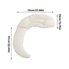 Lovely Moon Shaped Toddler Body Pillow for Sleeping Soft & Comfortable Cotton Sleep Pillow Huggable Washable 6