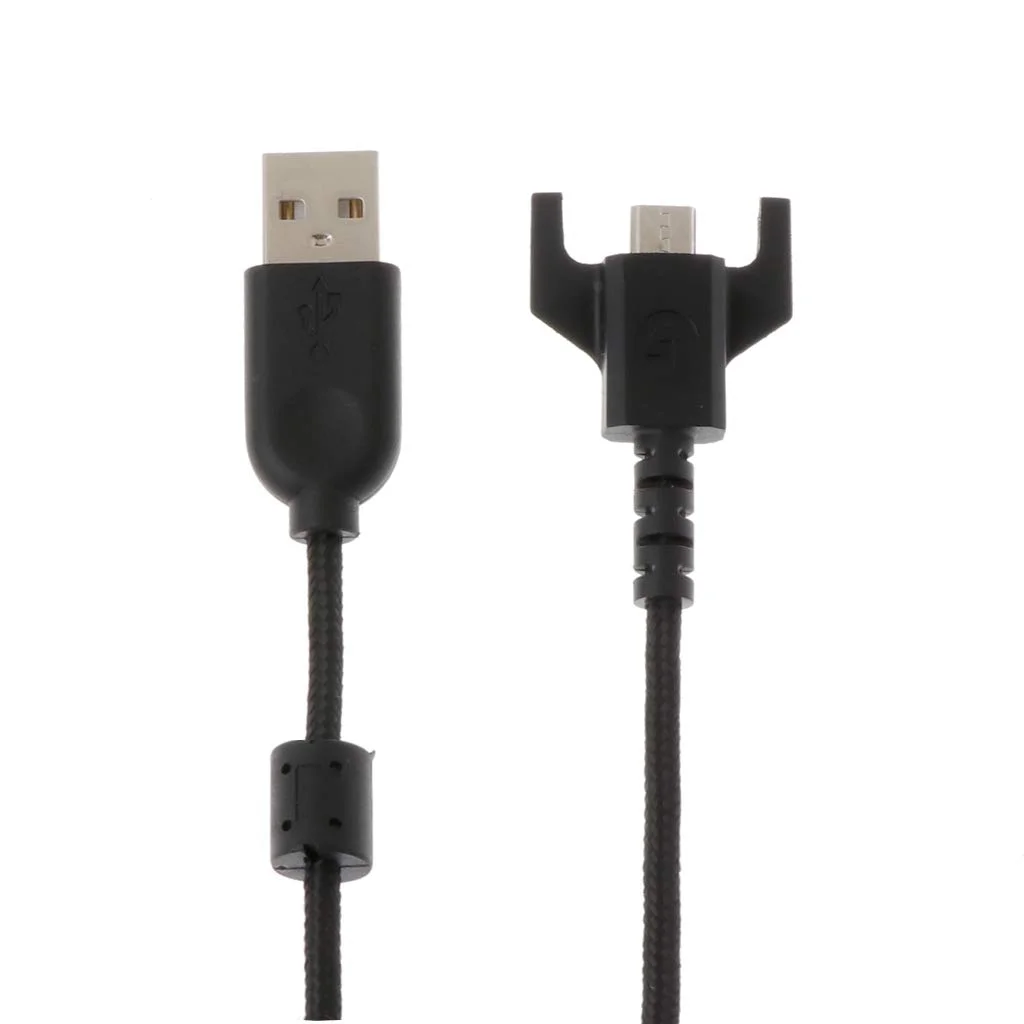 Replacement OFC Nylon Braided USB Charging Data Cable Game Cord for Logitech G403 G703 G900 G903 G Pro Wireless Gaming Mouse