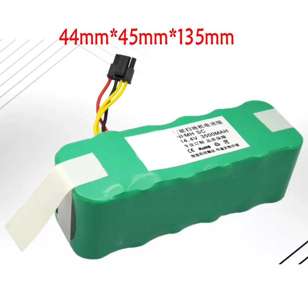 

3500mAh Ni-MH Battery Pack for Ariete Briciola 2711 2712 2717 robotic Cleaner Vacuum cleaner parts 14.4V