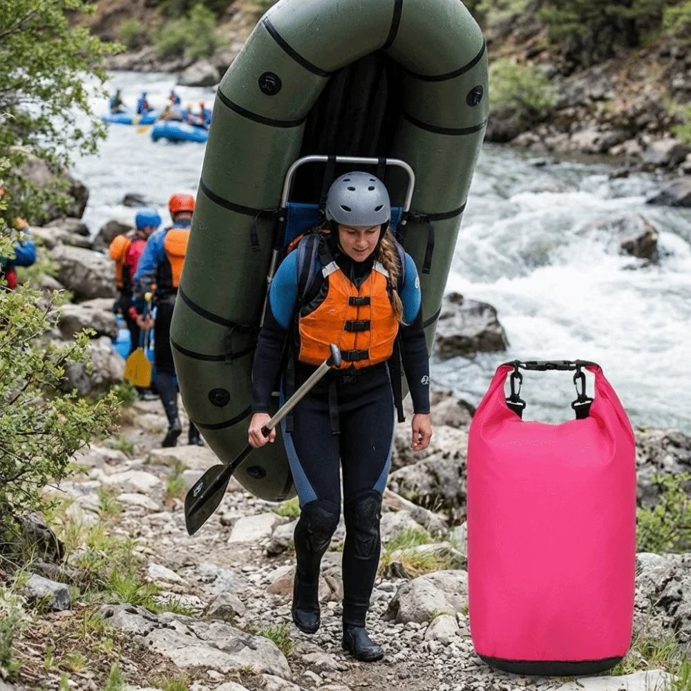 Multifunktionaler 15/20 L Driftsack, leichter, wasserdichter Aufbewahrungssack mit großem Fassungsvermögen, wasserdichter, faltbarer Trockensack für den Swimmingpool – Detail 10