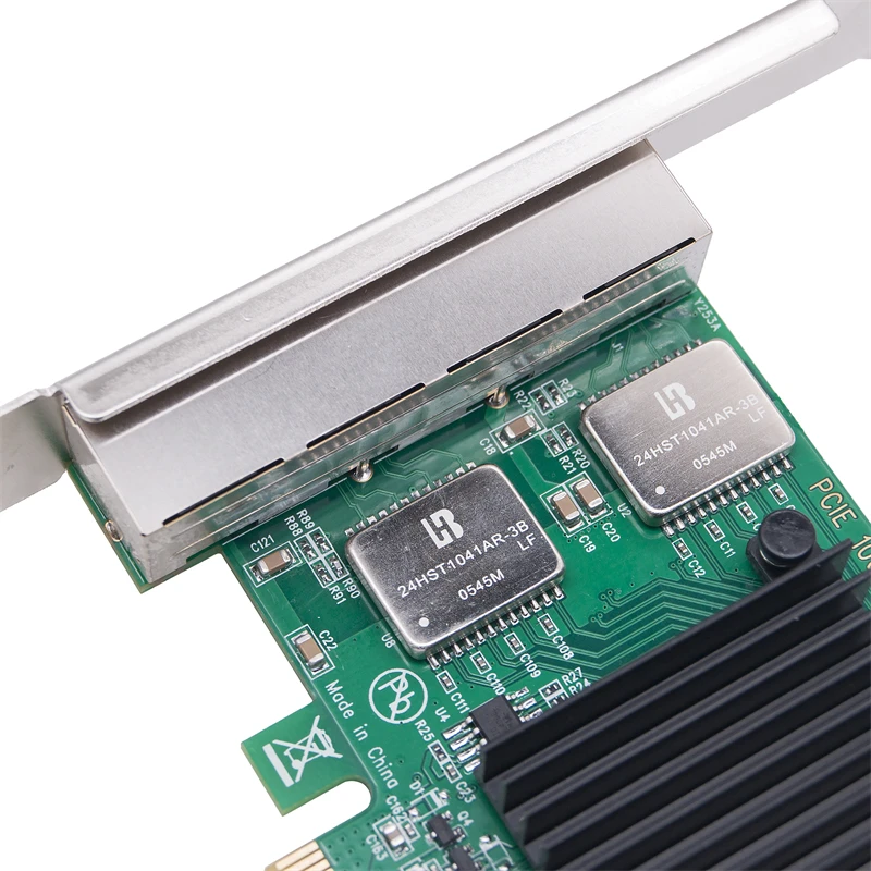 PC 데스크탑용 기가비트 이더넷 랜 카드, 4 포트 네트워크 카드, I350-T4V2 I350AM4 칩, PCI Express X4-Quad RJ45 NIC, 10, 100, 1000Mb