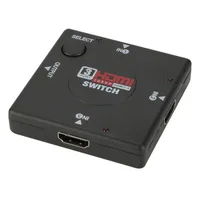LccKaa 3 Port HDMI Switch 3 input 1 Output  Female to Female HDMI Switcher Splitter Box Selector For HDTV 1080P VIdeo Switcher - Image 6