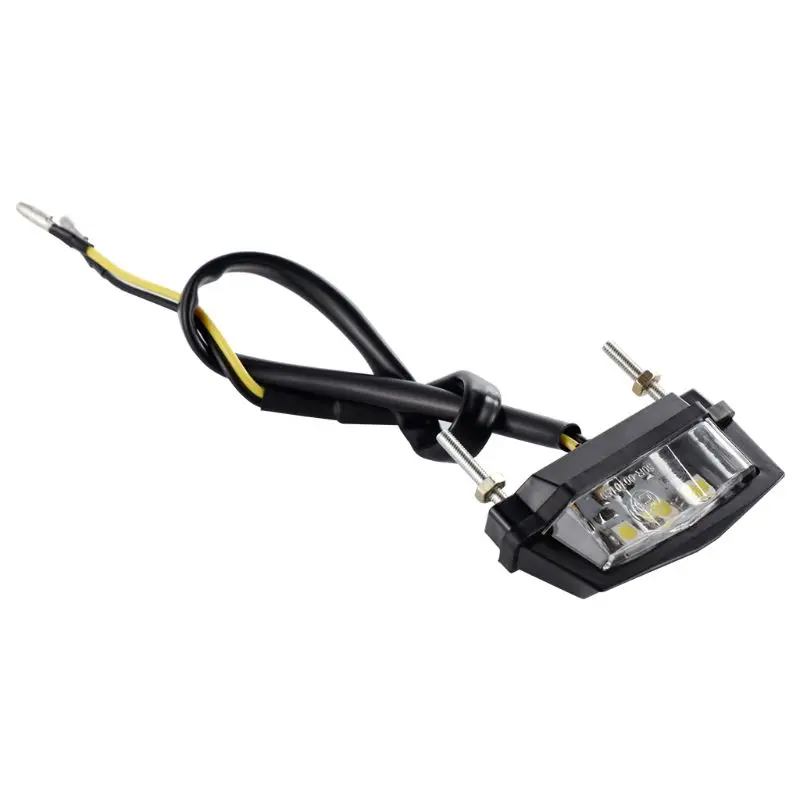 

Motorcycle License Plate Light Lamp 12V Waterproof Indicator Light LED Lamps