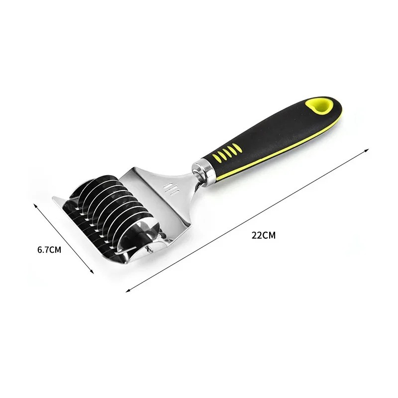 Description Picture 2 of itemManual Stainless Steel Noodle Shallot Garlic Cut Roller Cutter Kitchen Practical Helper Tool  Dough Cutting Maker