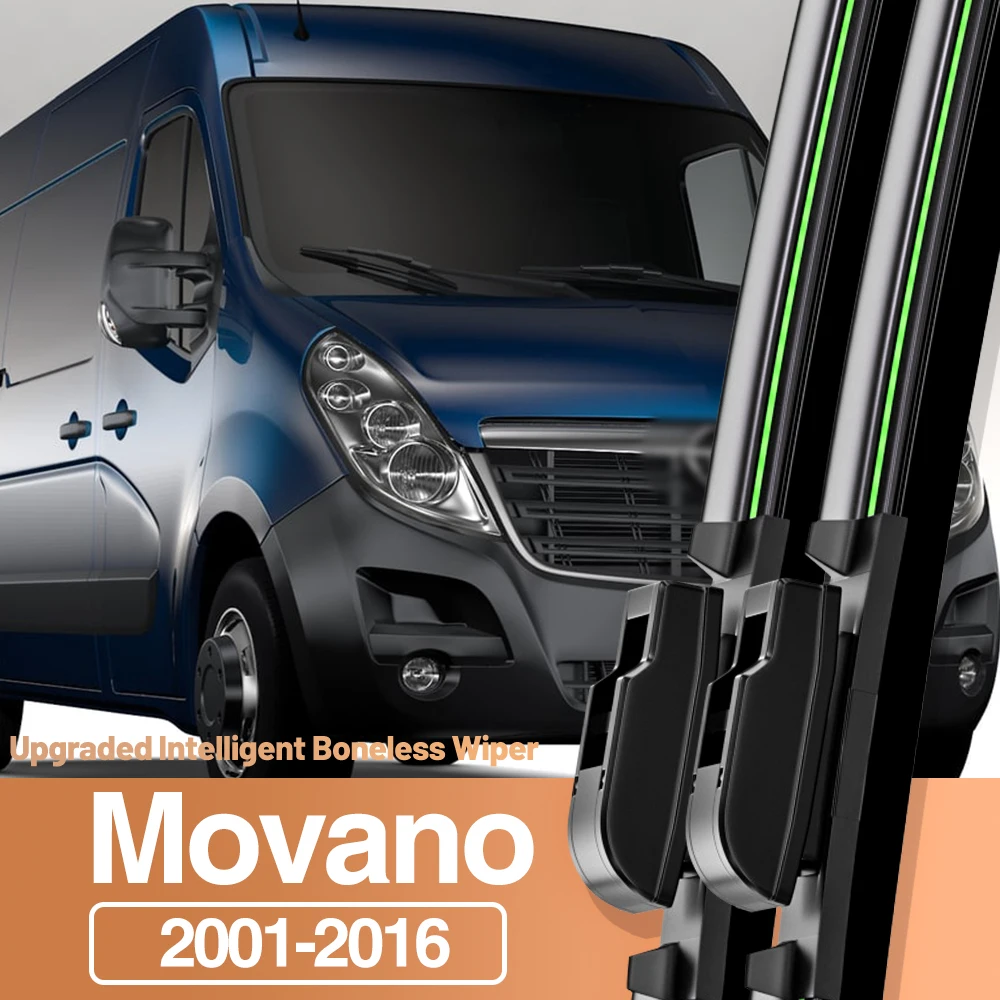 

2pcs For Opel Movano 2001-2016 Front Windshield Wiper Blades Windscreen Window Accessories 2002 2008 2010 2012 2013 2014 2015