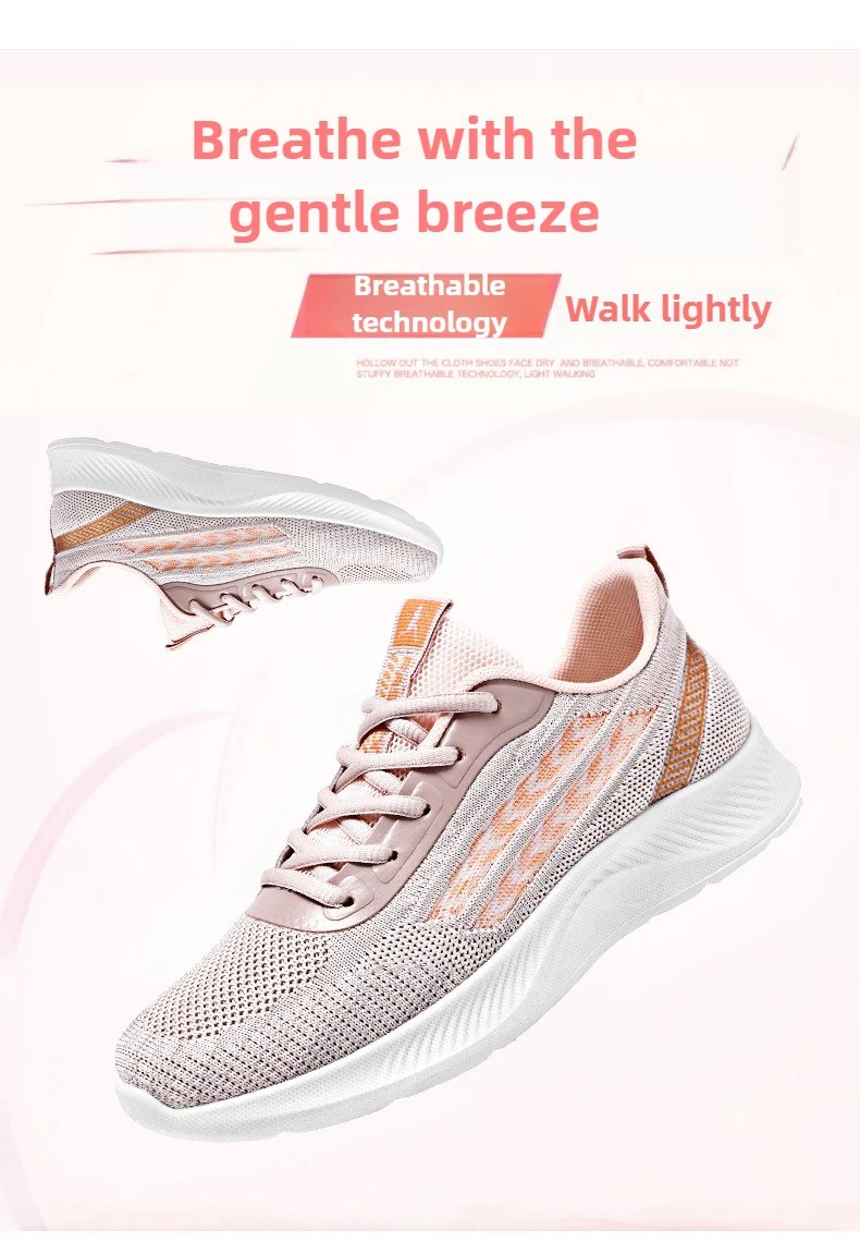 Breathable Platform Sports Walking Shoes Technical Profiles