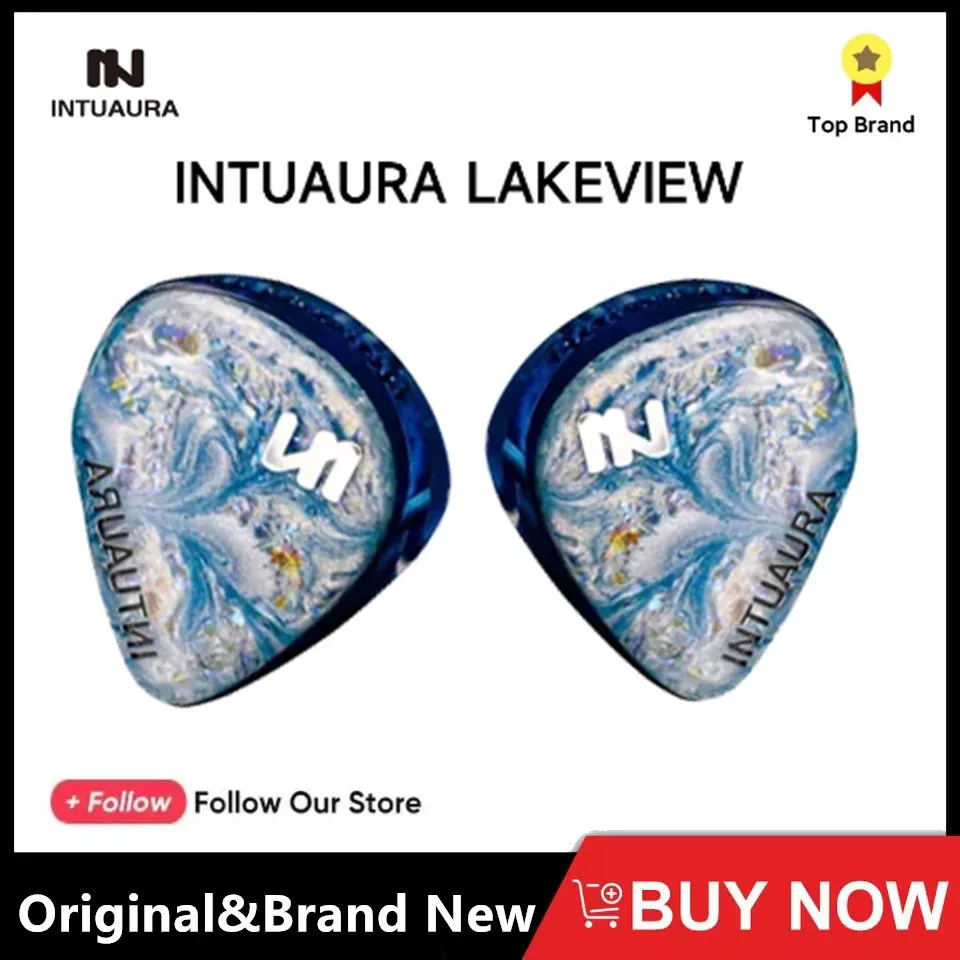 INTUAURA Lakeview Ultra-wideband 2nd-gen Dynamic Driver IEMs HiFi Monitor Earphone Wired Earbuds for Audiophiles Musicians