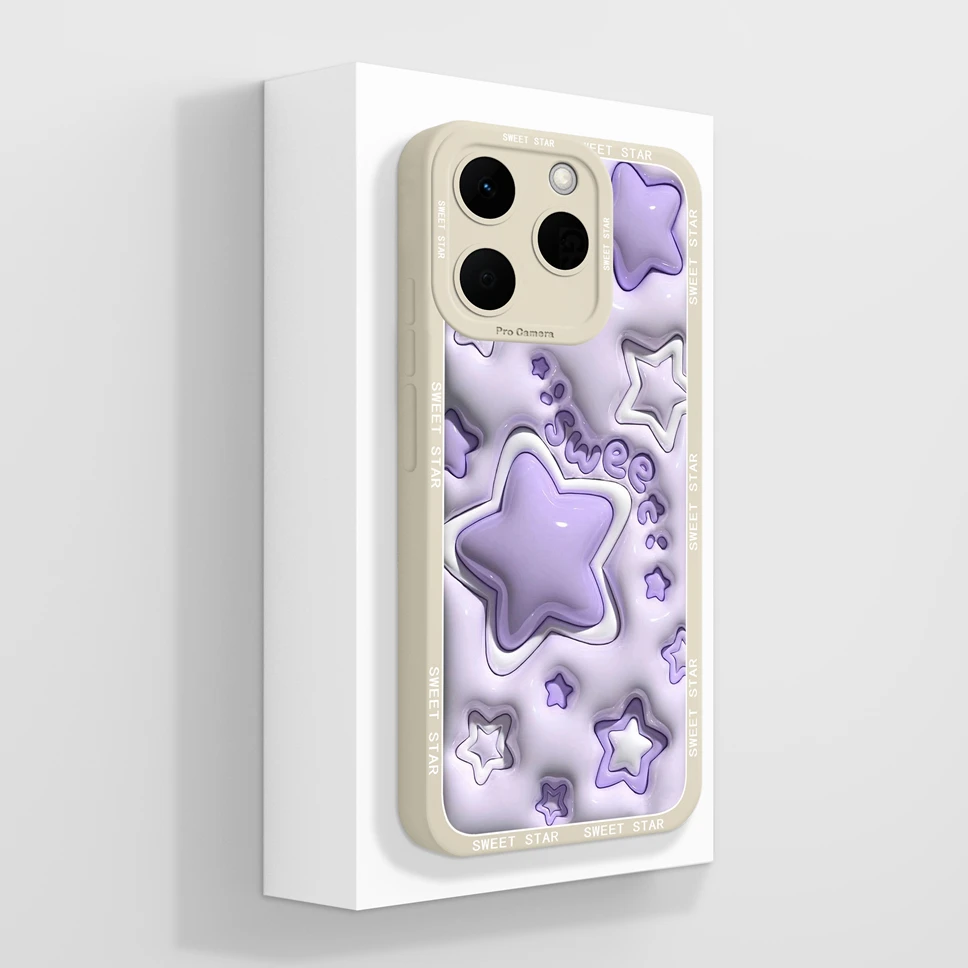 Lovely Cat Patterns Lightweight Full Coverage Phone Case - Soft Smooth Liquid Silicone Shell