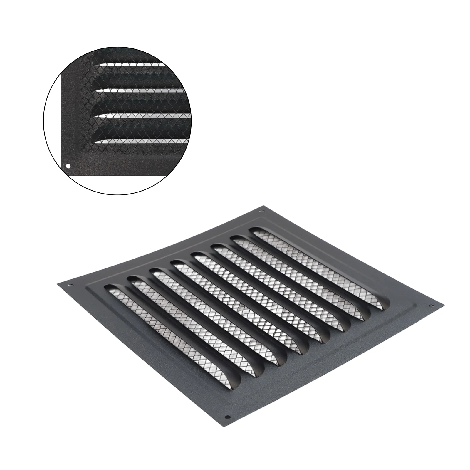 โซลูชั่นระบบระบายอากาศที่เชื่อถือได้ ตะแกรงระบายอากาศที่แข็งแรง ป้องกันแมลง ช่องระบายอากาศแบบมีบานเกล็ด ฝาครอบตะแกรงระบายอากาศ 1