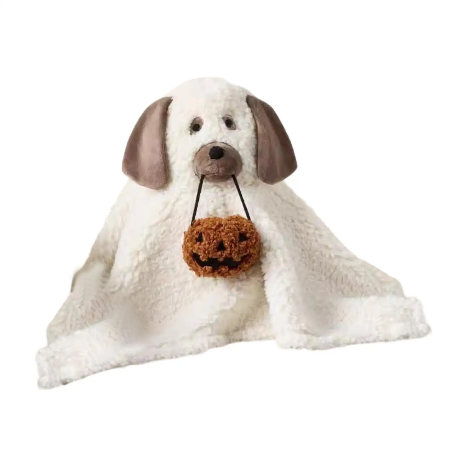 Dog Ghost Pillow 3D Decorative Halloween Plush Toy for Living Room Home Sofa