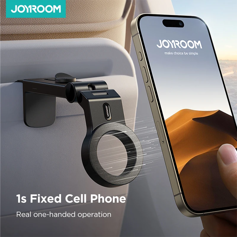 Joyroom 1/2Pcs Magnetic Airplane Phone Holder Travel Essentials Flexible Rotation Hands-Free Airplane Phone Mount for iPhone 15 - Image 6