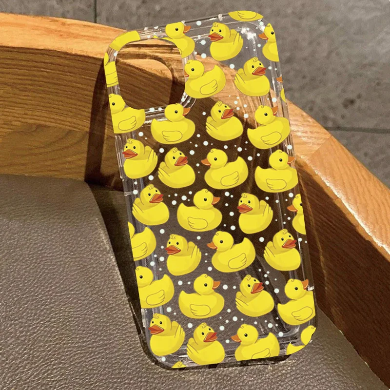 Yellow Duck Painted TPU Phone Case Cover