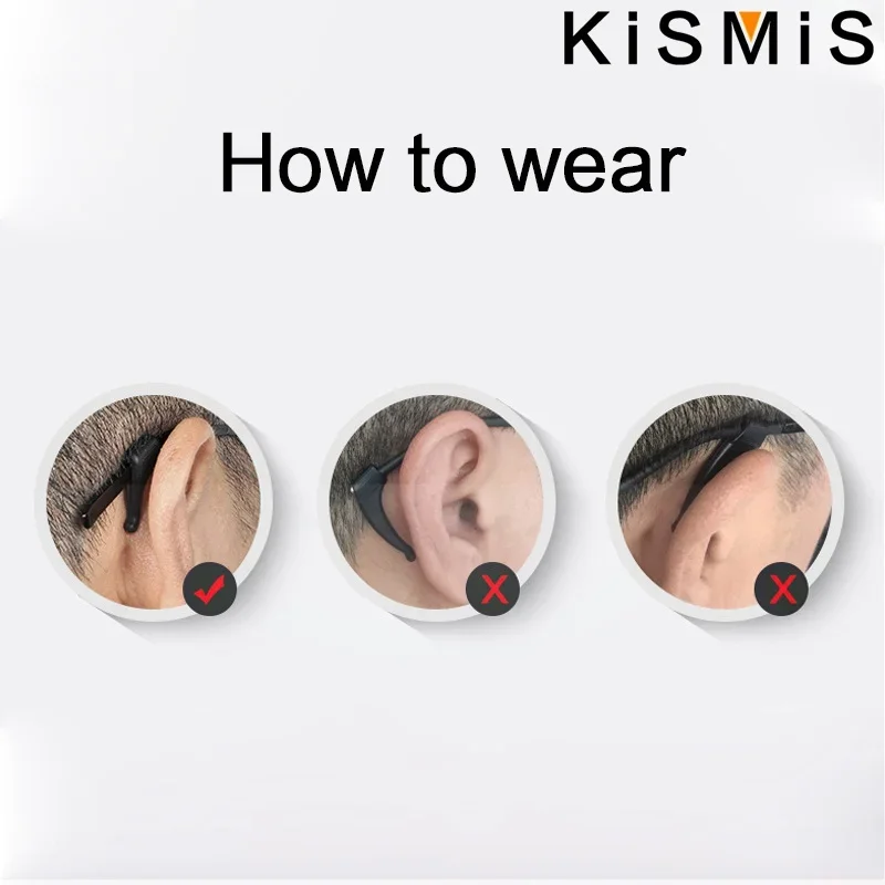 5 Paar Silikon-Ohrbügel für Brillen, rutschfest, für Brillen, Bügelspitzen, Halter für Männer, Frauen, Kinder, Zubehör – Detail 9