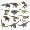 Mini Dinosaur Toys Model 12pcs Children's Educational Toys Cute Simulation Animal Small Figures For Boy Gift For Kids Toys 1