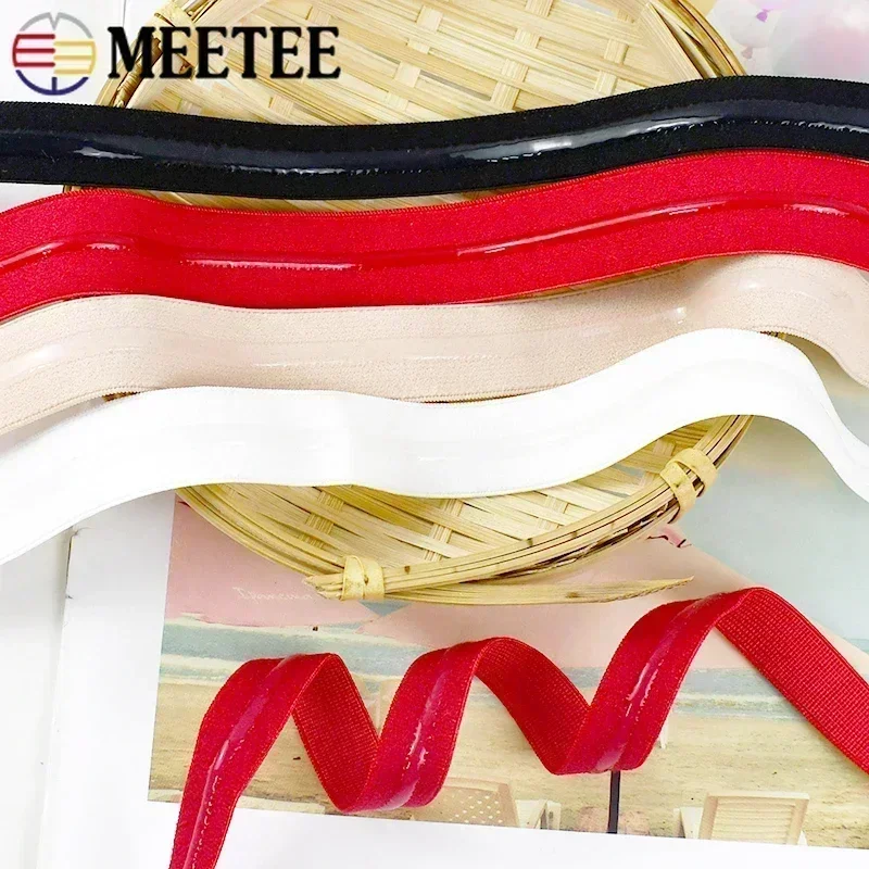 Transparent Silicone Non-Slip Elastic Band for DIY Sewing and Underwear Accessories