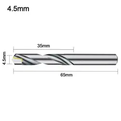 Premium Solid Tungsten Carbide Drill Bit Set for Metalworking and Precision Cutting (4.5mm)