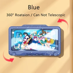 Waterproof Adjustable Bathroom Wall Mount Phone Holder (Ordinary Blue)