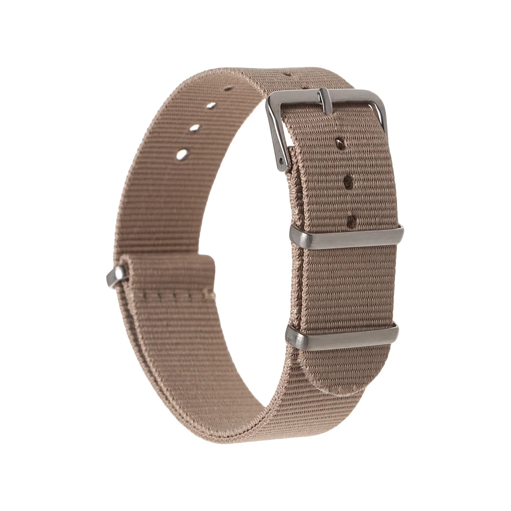 Universal Adjustable Nylon Watch Strap – Breathable Weave Wristband Replacement