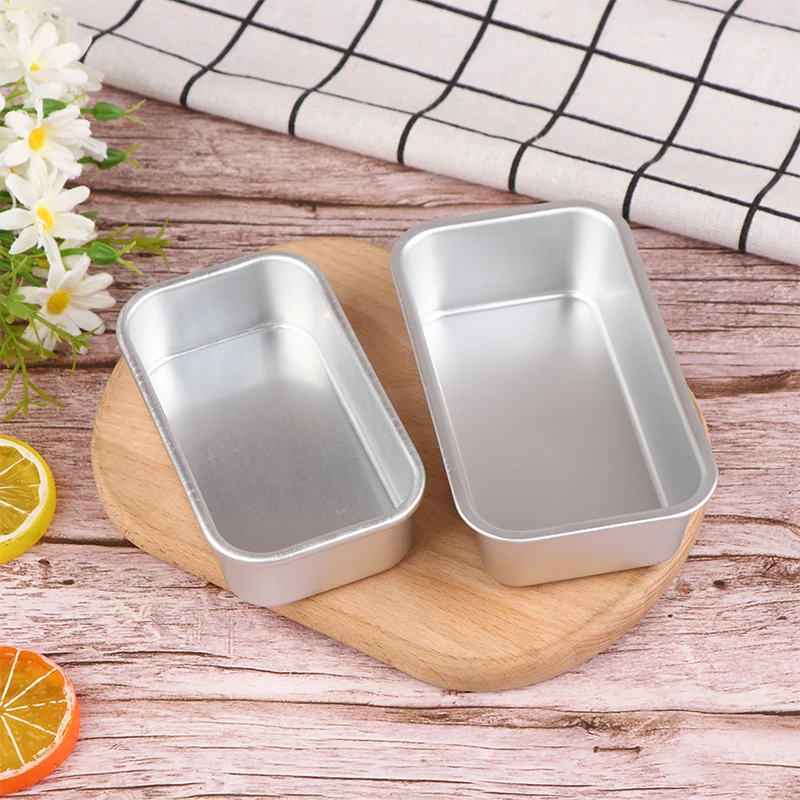 1Pc Aluminium Alloy Bread Pan Rectangle Baking Cake Mold Bread Pastry Baking Pan DIY Non Stick