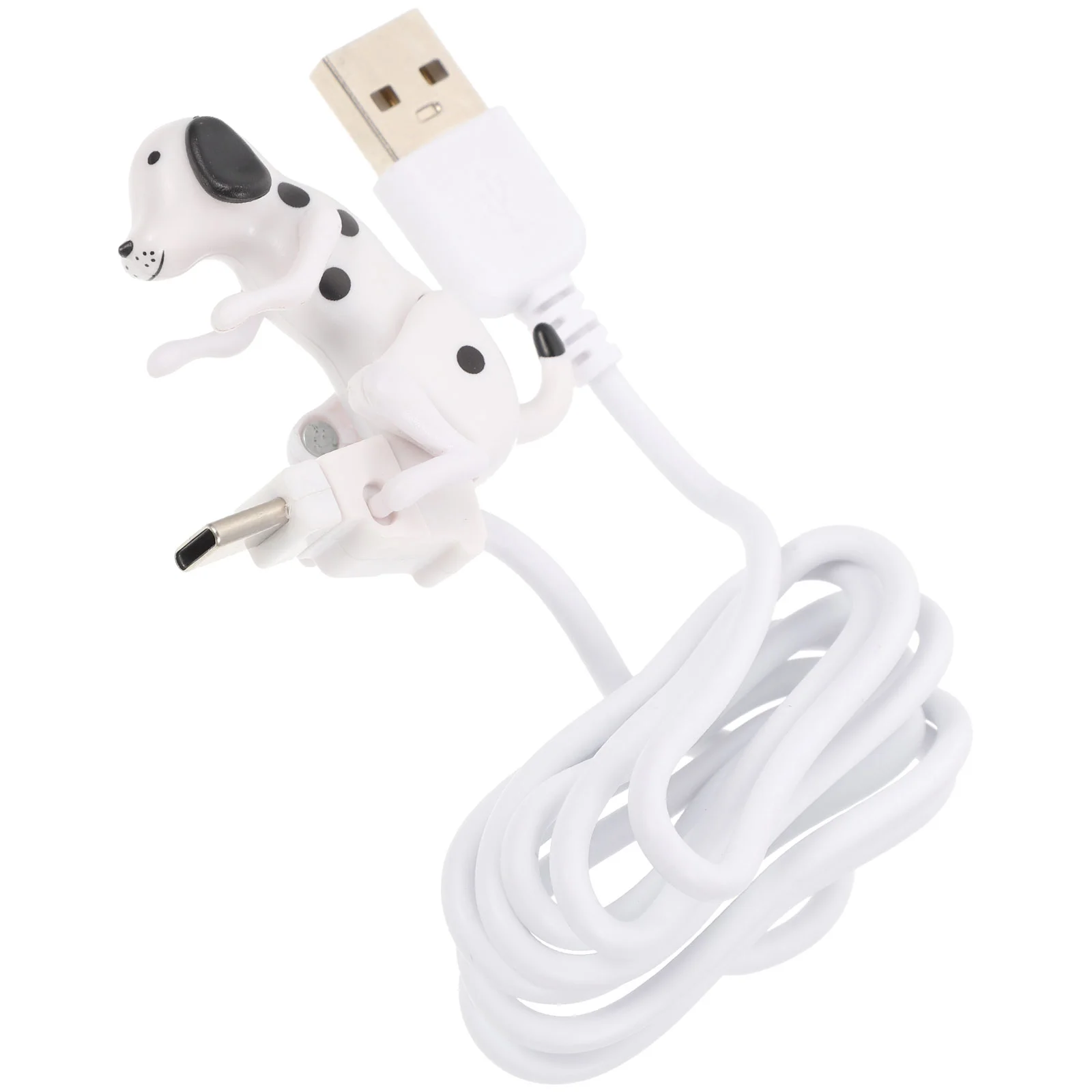 Portable Phone Adapter Creative Puppy Charging Cable Durable USB Cable Computer Accessories Type C Data Line Office Supply