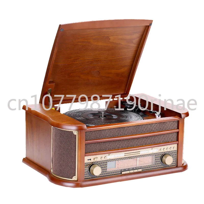 

Factory Vintage Phonograph Vinyl Record Player Antique Radio Vintage Tape Machine Living Room Decoration
