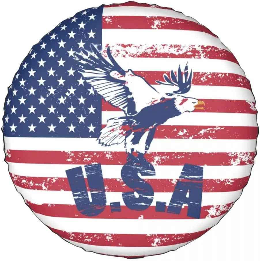 Eagle and American Flag Car Spare Tire Cover Wheel Protectors Water Dust  Proof Fit for Trailer Rv SUV Truck Camper Travel AliExpress