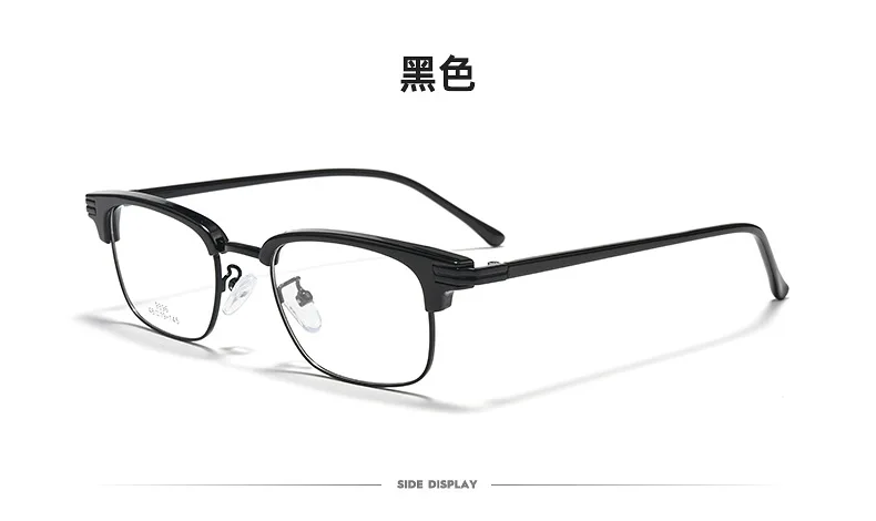 KLAR Vintage TR90 Legierung Gläser Rahmen Männer Frauen Retro Design Platz Brillen Ultraleicht Japanische Myopie Lesen RX Brillen – Detail 10