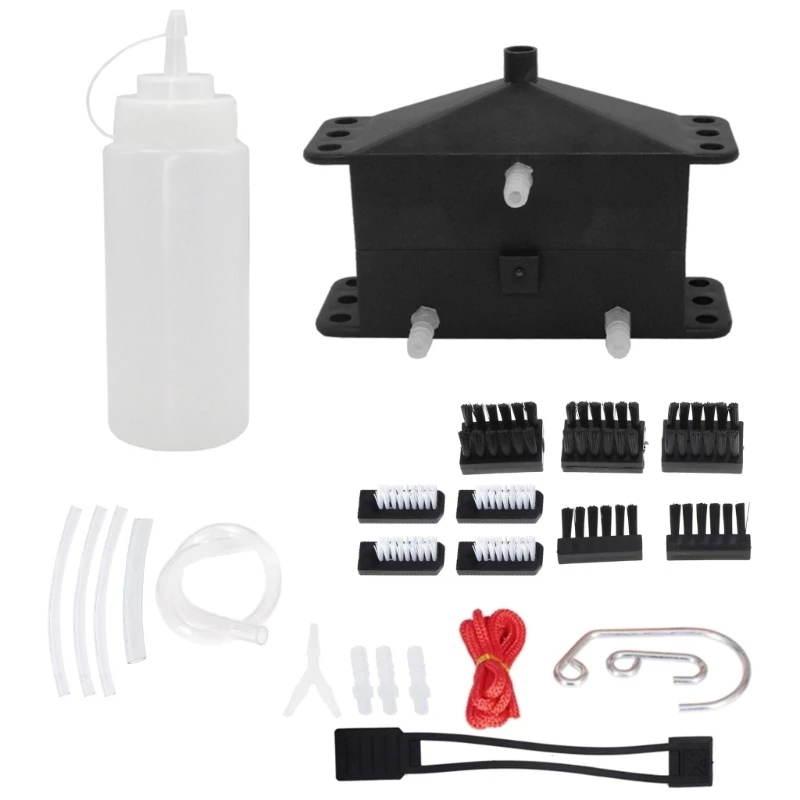 

Bike Chain Cleaner Washer Motorcycle Chain Cleaning Brush Tools Chain Cleaner Scrubber Tools