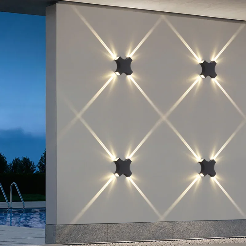 

New Outdoor Wall Lamp LED Simple Moisture-proof Light IP65 Waterproof For Corridor Aisle Balcony Villa Courtyard Decor Lighting