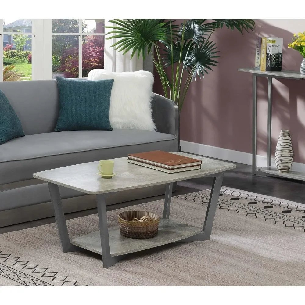 

Graystone Coffee Table Mesa Lateral Faux Birch / Slate Gray Frame Freight Free Living Room Furniture Dinning Tables Sets Coffe