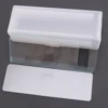 5Pcs 1mm Thickness Cavity Glass Coverslips Single Concave Microscope Glass Slides Reusable Laboratory Blank Sample Cover Glass 1