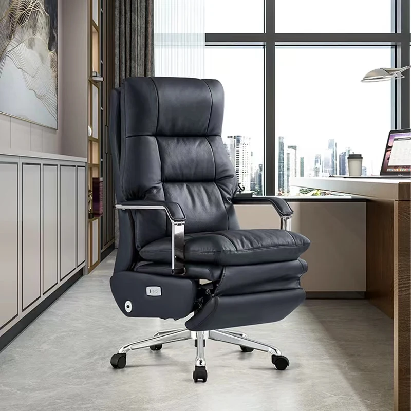 Waterproof Office Chairs Boss Game Sleep Neckrest Footrest Conference Backrest Luxury Chairs Raise Bureaustoel High Furniture