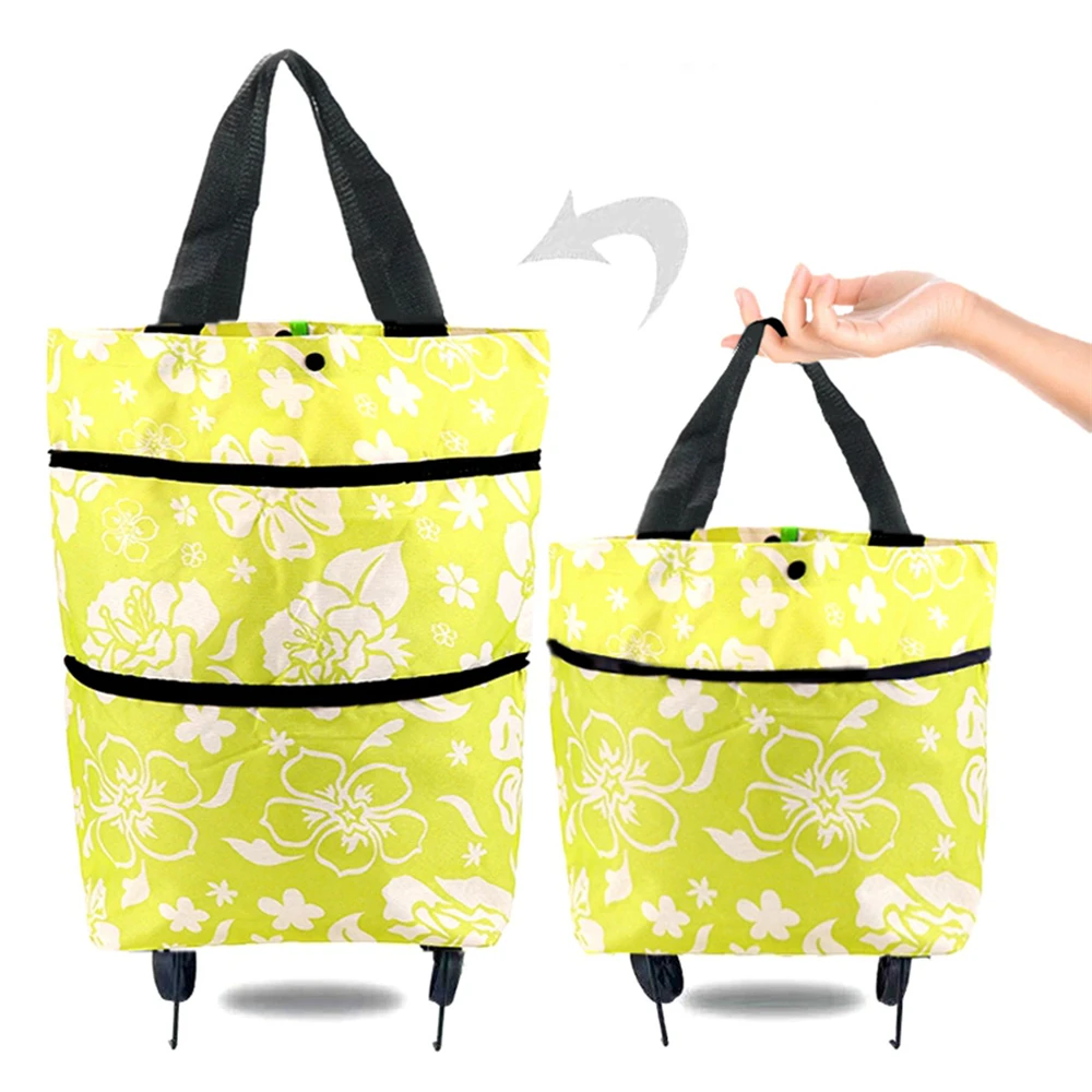 Description Picture 4 of itemColorful Shopping Bag For Trolley Foldable Large Capacity Supermarket Shopping Purchase Storage Bag For Shopping Carring Cart