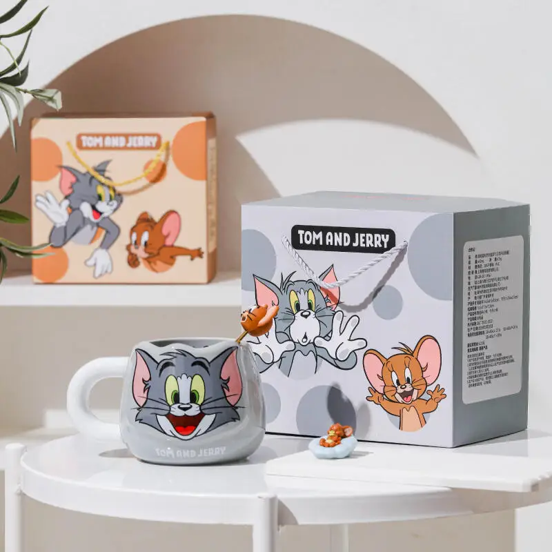 Tom and Jerry Ceramic Cartoon Mug - Cute and Funny Drinkware