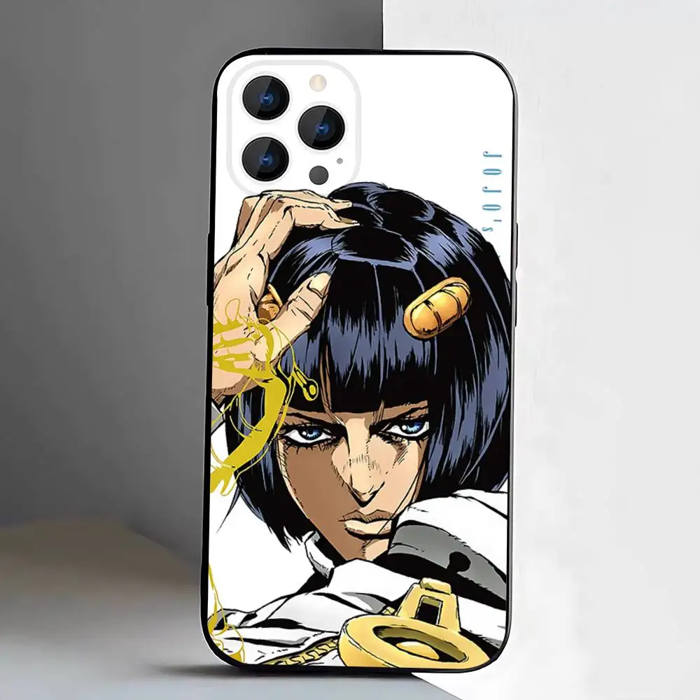 Bucciarati JoJo's Bizarre Adventure Black Soft Phone Case