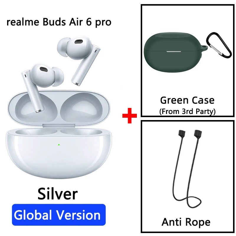 2025 Global Version Buds Air 6 Pro True Wireless Earphone 50dB Deep Sea Noise Reduction 2.0 Bluetooth 5.3 IP55 Headphone 6