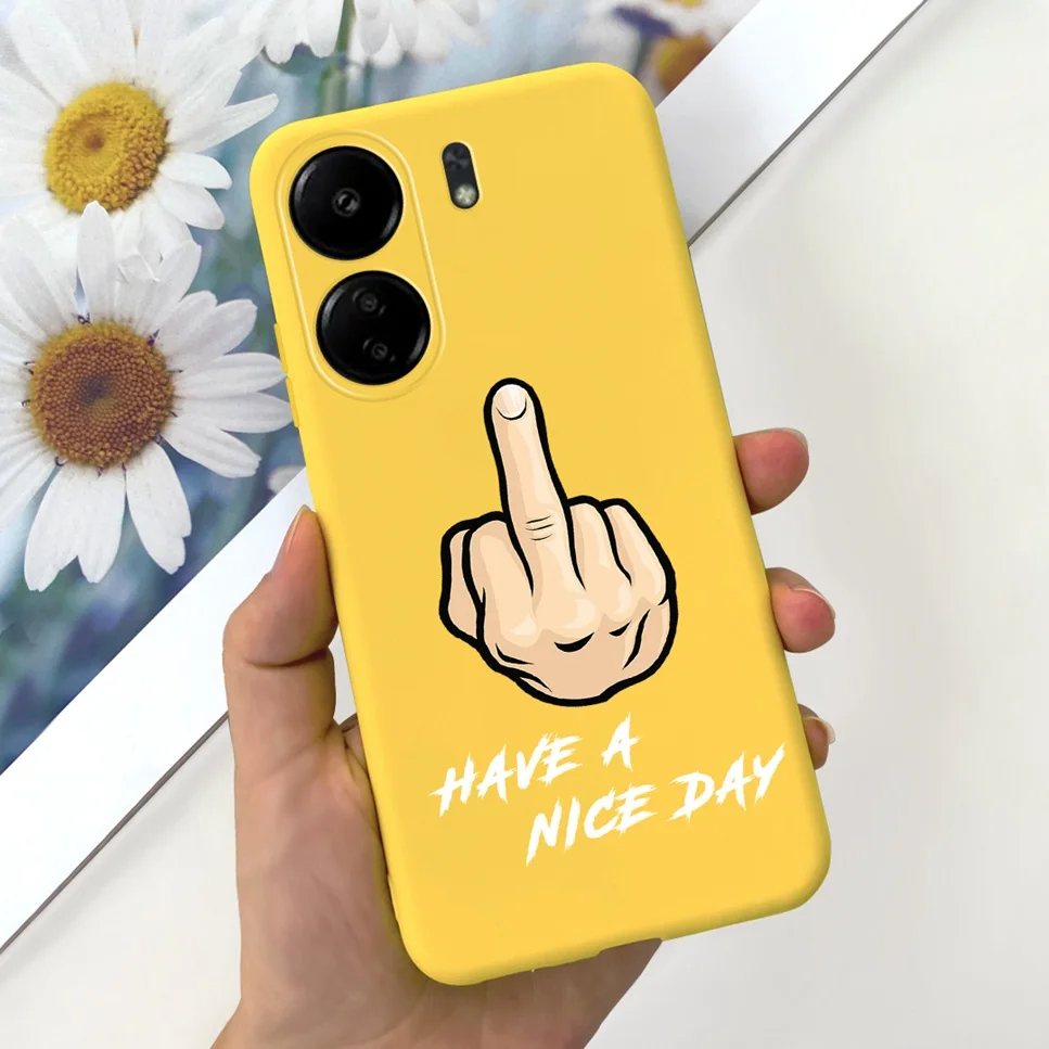 For Xiaomi POCO C65 Case Cute Cartoon Cat Painted TPU Silicone Back Cover For Xioami POCO C65 POCOC65 C 65 6.74 Phone Case Funda