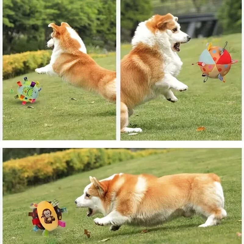 Plush Handle Chew Ball Toy 5