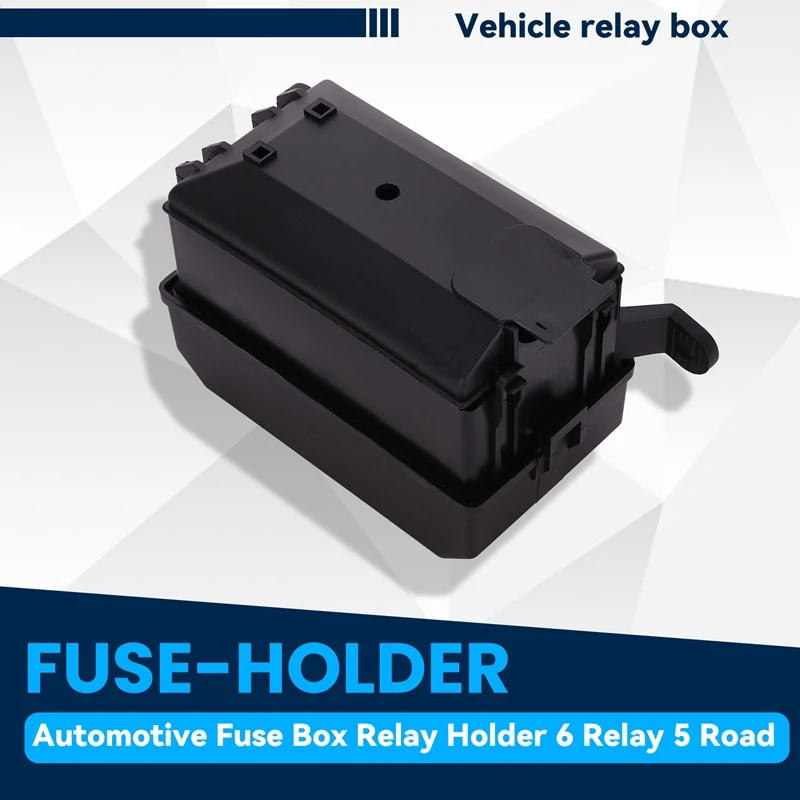 A30F-Fuse-Relay Box 5-Fuse Holders 6 Relay Block Holders Fuse-Block 12V Fuse-Box Car