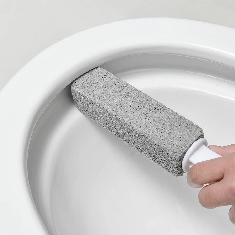 Pumice Stone Toilet Brush Bathroom WC Toilet Cleaning Brush Wand Tile