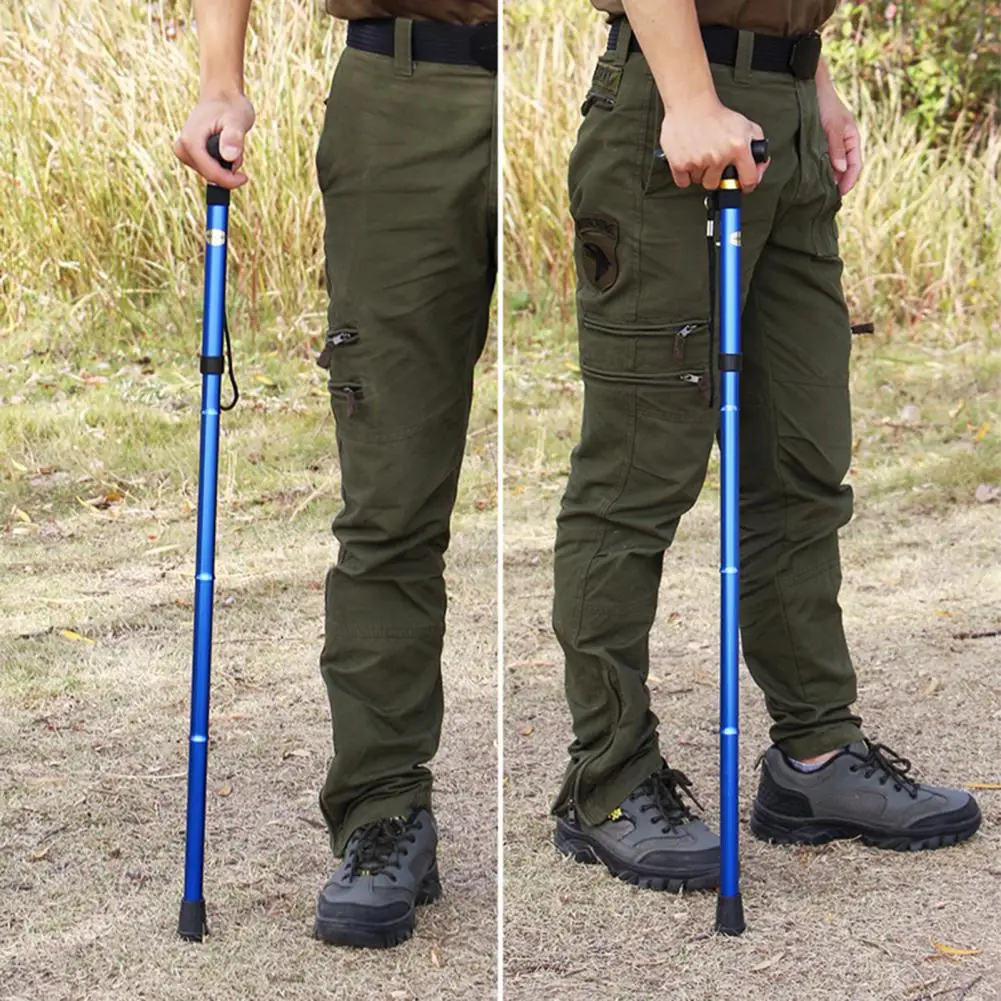folding cane Useful Aluminum Alloy Ultralight mountaineering